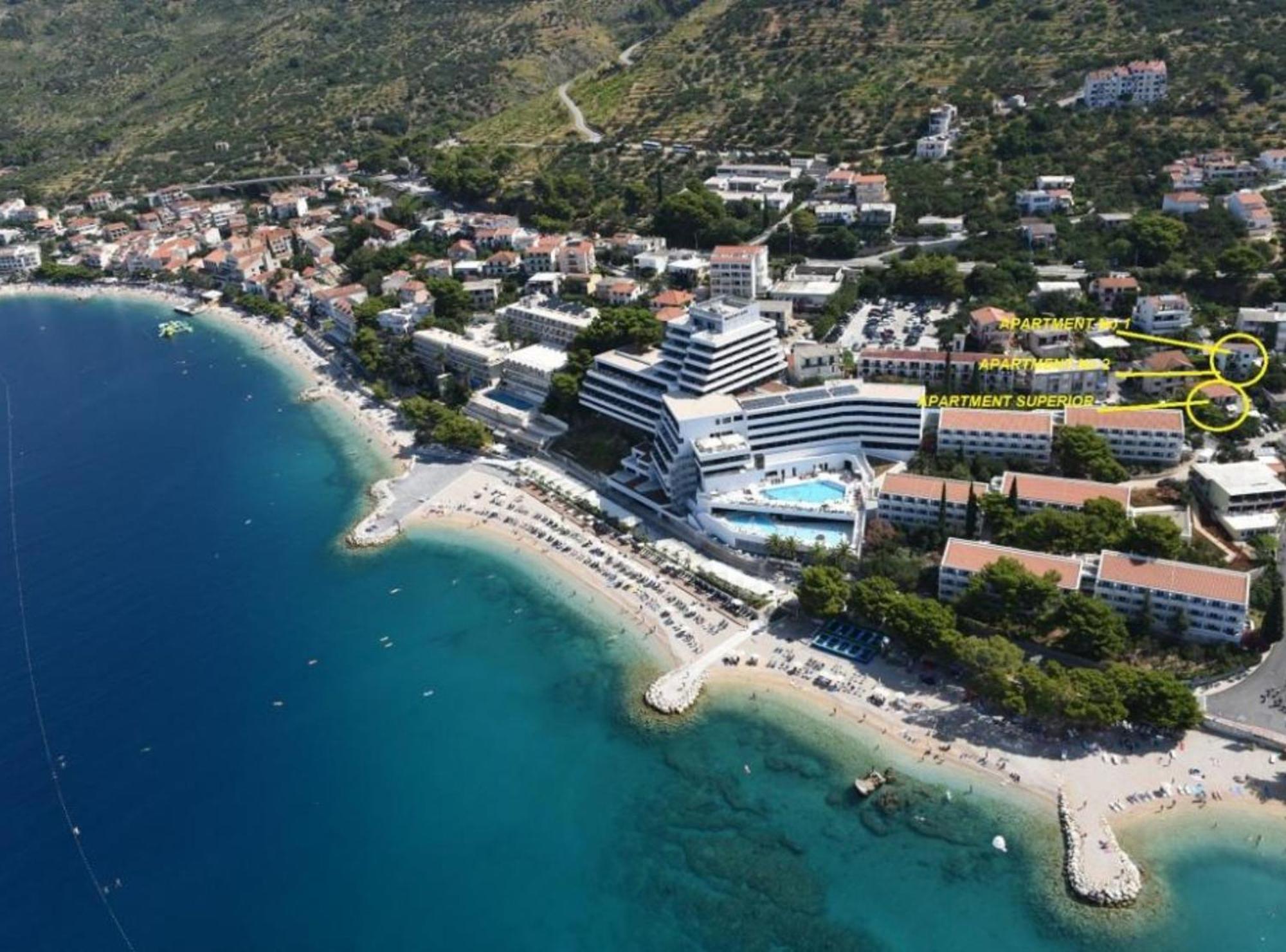 Apartments Roscic Подгора Екстер'єр фото